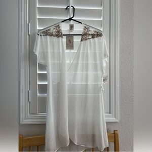 In Bloom by Jonquil Lace Trimed Wrap Discontinued Design Size S